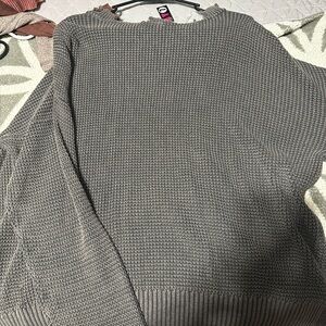 Women's Classic Gray Crewneck Sweater